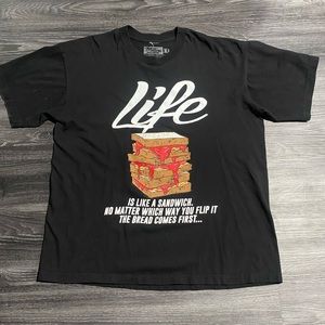 Million Dolla Motive Men’s Life T-Shirt Black XL